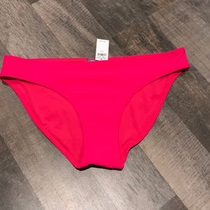 Aerie bikini bottoms neon pink size M NWT